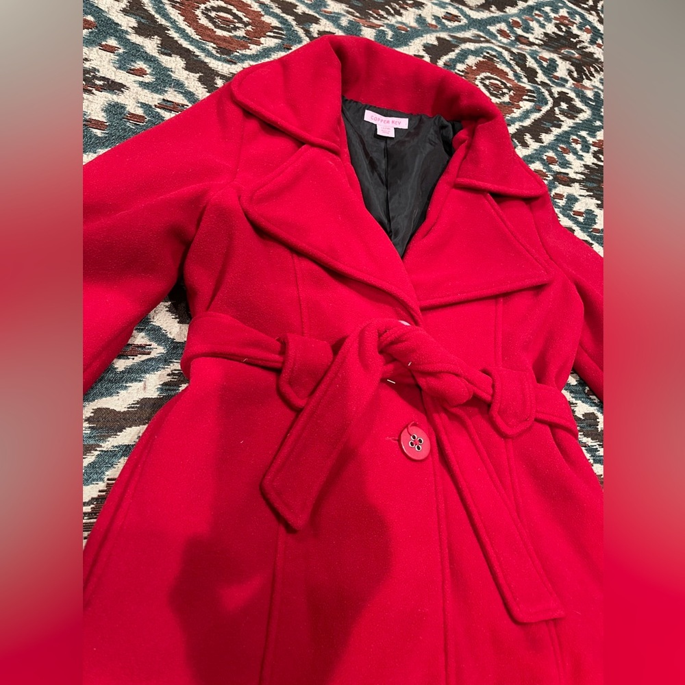 Copper Key girls 14-16 winter coat. Brilliant red 😍